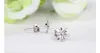 Boucles d'oreilles en argent Sterling 925, bijoux à la mode, petite fleur de chrysanthème sauvage, boucle d'oreille Simple pour femmes et filles, haute qualité