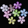 Wholesale-2014 NEW ! free shipping 10mm beautiful little flower Resin Flatback beads with shiny rhinestone for Nail Art