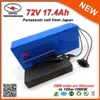 No Customs Duty 72V 17.4Ah Lithium Li Ion Battery Pack 72V Electric Bike Battery Pack with 84V 2.0Ah Charger for 1080W Motor