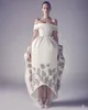 Neue Designer Ashi Studio Emboridery Prom Kleider aus der Schulter Party Kleid Satin Muster Blume Custom Made Kleid Bogen zurück Reißverschluss