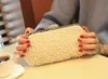 Pearl Bridal Hand Bags Beige White Sparkling Party Prom Formal Events Hand Bag Cheap In Stock 2015 Wedding Accessories3642961