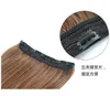 Ladies039 extensions de cheveux synthétiques à clips 12 couleurs 1 pièce pour tête complète pièces de cheveux synthétiques 1251410
