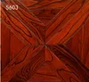 Couleur rouge finition antique surface orme plancher en bois d'ingénierie plancher de bois franc parquet carrelage médaillon incrustation bordure décor à la maison décors papier peint tapis en céramique