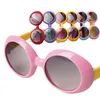 Unisexe Kids Round Candy Couleurs 400 Nuances de protection Enfants Goggles garçons filles mode lunettes de soleil extérieur pour bébé