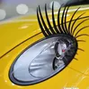 Bilklistermärken Ett par coola modeögonfransar PVC Logo Sticker Lashes Decal Auto Exterior Accessories285L