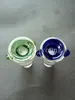 2015 Newest design Glass Bowl with Honeycomb Screen Round 14.5mm or 18.8mm for Glass bubbler and Ash Catcher Glass smoking Bowl