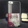 New Le Vernis Nail Color Dynamic Liquid Glitter Sand Quicksand Star Case Coque For iphone6 6 Plus Crystal Clear phone Back Cover