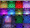 9-voice led kristal sihirli top sahne aydınlatma renkli ışıklar ktv bar ışıkları flaş Lazer Işığı Lazer Işık AC110-240V