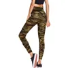 Leggings mimetici Pantaloni verde militare a vita alta Pantaloni sexy da allenamento con stampa elasticizzata Pantaloni legging fitness Leggins da donna Abbigliamento sportivo