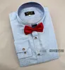 Groothandel-2016 nieuwe 6 kleur katoen mannen lange mouw Franse manchet shirts smoking tuxedo bruidegom bruiloft prom shirts bruidegom vest man partij shirts