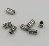 200pc Antique silver Zinc Alloy Crescent Tube Spacer Bead For Jewelry Making Bracelet Necklace DIY Accessories 6x10mm D15