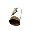 Оптовая цена высокое качество курение влагостойкий прозрачное стекло банку для сухой травы и табака контейнер для хранения