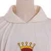 Pastor Chasuble Sacerdote Tema Clero Clero Branco Coroa Padrão Bordado Igreja Católica Vestimentos