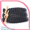 Boute échantillon 1 faisceau pneosque bouclé bouclé brésilien cheveux Virginage Tissure jerry curl choue huluux coudre dans les extensions de cheveux humains rapidement d