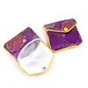 Cheap Small Zip Jewelry Gift Pouch Bracelet Ring Necklace Storage Chinese Silk brocade Coin Purse Craft Packaging Bag 6x8 8x10 10x12 cm
