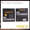 Aspire ETS BVC Vetro Clearomizer ET-S BDC Glassomizer 3ml Aspire ETS Atomizzatore con BVC BDC Bobine Testa