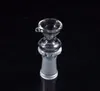 Female Glass Built in screen Bowl Slide ash catcher smoking for bong water pipe dry herb clear free shipping