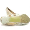 Chaussures de mariage ivoire perle talon moyen fête de mariée chaussures de bal strass Phoenix plates-formes perles mère de la mariée chaussures