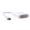 Type C USB 3.1 Male to DVI Female Adapter Cable for PC Macbook 12 inch White Color