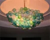 Nordische mundgeblasene Glas-Pendelleuchte, LED, für Wohnzimmer, Esszimmer, Treppen, Heimdekoration, Kunst, dekorative Lampen, Innenbeleuchtung von Kronleuchtern, Hängeleuchten