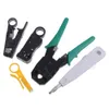 Kit d'outils de réparation de Maintenance informatique réseau professionnel 11 en 1, tournevis croisé/plat, pince à sertir, etc., livraison gratuite