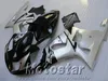 Anpassa Feedings Set för Suzuki GSXR600 GSXR750 2001-2003 K1 Silver Svart Högkvalitativ Fairing Kit GSXR 600 750 01 02 03 EF4