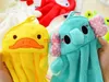 100pcs/lot Free Shipping Microfiber Fabric Nursery Hand Towel Soft Plush Fabric Cartoon Animal Wipe Hanging Bathing Towel