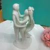 Свадебный торт украшение событие поставки партии керамические жених и невеста фарфор пара статуэтки свадебный торт Топпер Оптовая
