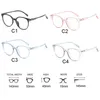 إطار نظارات كوري أنيق مضاد للضوء الأزرق للنساء نظارات مزيفة بإطار نظارات بصرية وردية شفافة Oculos