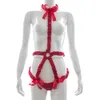 Temptation Elastic Red Rope Erotic Tease Fetish Bondage Adult Product Sex Toys For Women