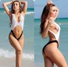 Sıcak Satış Bikini Bodysuit Seksi Yüksek Kesik Mayo Sırtsız Mayo Kadınlar Banyo Takım Plaj Giyim Monokini Bather