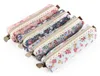 Fashion Hot High Quality Mini Retro Flower Floral Lace Pencil Case pencil bag school supplies Cosmetic Makeup Bag Zipper Pouch Purse KD1