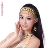 Belly Dance Bollywood Costume Tribal Jewelry Gold/Silver Headband Headpiece Prop Belly Dance Cions Huvudbonad gratis frakt