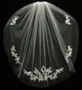 Wedding Accessories Velos De Novia Fingertips Lace Beads Bridal Accessories 2022 Short Bridal Veil Fashion White/Ivory Cheap Wedding Veil