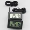 Wholesale Lots300 High Quality LCD Refrigerator Thermometer for Fridge Freezer Digital Display Free Shipping