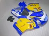 Kit completo de carenagem ABS para SUZUKI GSXR600 GSXR750 1996 1997 1998 1999 2000 GSXR 600 750 96-00 carenagem amarela azul GB16