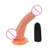 Baile Vibraton Realistyczne Dildos Wodoodporne Elastyczne Penis z teksturowaną wałem i silnym ssącą Puchar Sex zabawki dla kobiet Q1711243