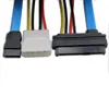 Serial ATA do SATA SAS 29 Pin do SATA 7 PIN 4 Pin Cable Męski Złącze Kabel Adaptera 0.7meters C06S2