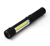 LED Flashlight COB Mini Pen Multifunction LED Torch Light cob Handle work flashlight Work Hand Flashlight With the Bottom Magnet