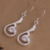 Fashion (Jewelry Manufacturer) 40 pcs a lot Elegant earrings 925 sterling silver jewelry factory price Fashion Shine Earrings AE010