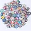 För Snap Button Halsband 18mm Ginger Glas Rhinestone Partihandel Smycken DIY Tillbehör för läder Charms Armband