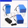 48V 24Ah Lithium Battery Built-in 30A BMS For 500W-1440W Electric Bike Bicycle 54.6V 2A Charger 18650 3.7V 2000Mah