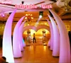 4M متعدد الألوان الزخرفية الإضاءة نفخ tusk لحضور حفل زفاف والحدث
