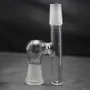 Glas-Wasserpfeifen-Reclaimer-Adapter, 18 mm Verbindungsgröße, Stecker auf Buchse, Dropdown für Glasbongs