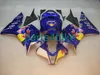 Injection molding for HONDA CBR600RR fairing kit 2007 2008 blue yellow plastic CBR 600 RR F5 07 08 fairings LY22 + 7 gifts