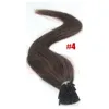 16 "18" 20 "22" 24 "Keratin Stick I Supporta estensioni 100g 1G / S estensione dei capelli indiani del 100% indiani