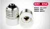 Darmowa Wysyłka 100 sztuk / partia E27 do E14 Lampa Uchwyt Bases Converter Gniazdo Żarówka Lampa Uchwyt Adapter Plug Extender Hurtownie