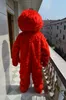 Disfraz de mascota de Elmo de alta calidad Tamaño de adulto