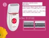 3 i 1 uppladdningsbara kvinnor Electric Epliator Lady Body Hair Shaver Tweezer Fötter Torra Hard Skin Callus Remover Bikini Underarm Timmer9059215