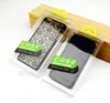 50 pcs para iphone 8 plus case embalagem caixa de pvc vazio para iphone x case pacote personalizado com etiqueta e bandeja